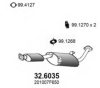 NISSA 201007F650 Middle Silencer